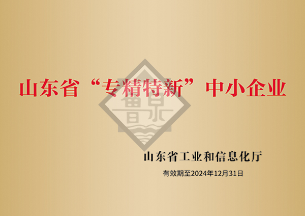 山東省“專精特新”中小企業(yè)